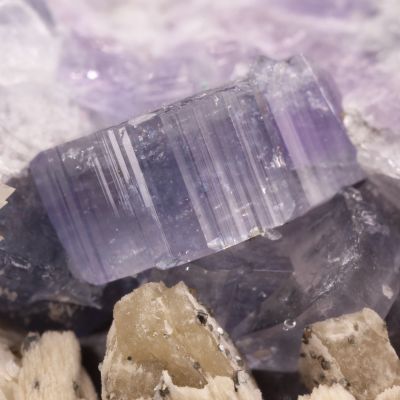 Fluorapatite with Calcite